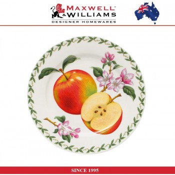 Мелкая обеденная тарелка Apple (яблоко), 27 см, серия Orchard, Maxwell & Williams