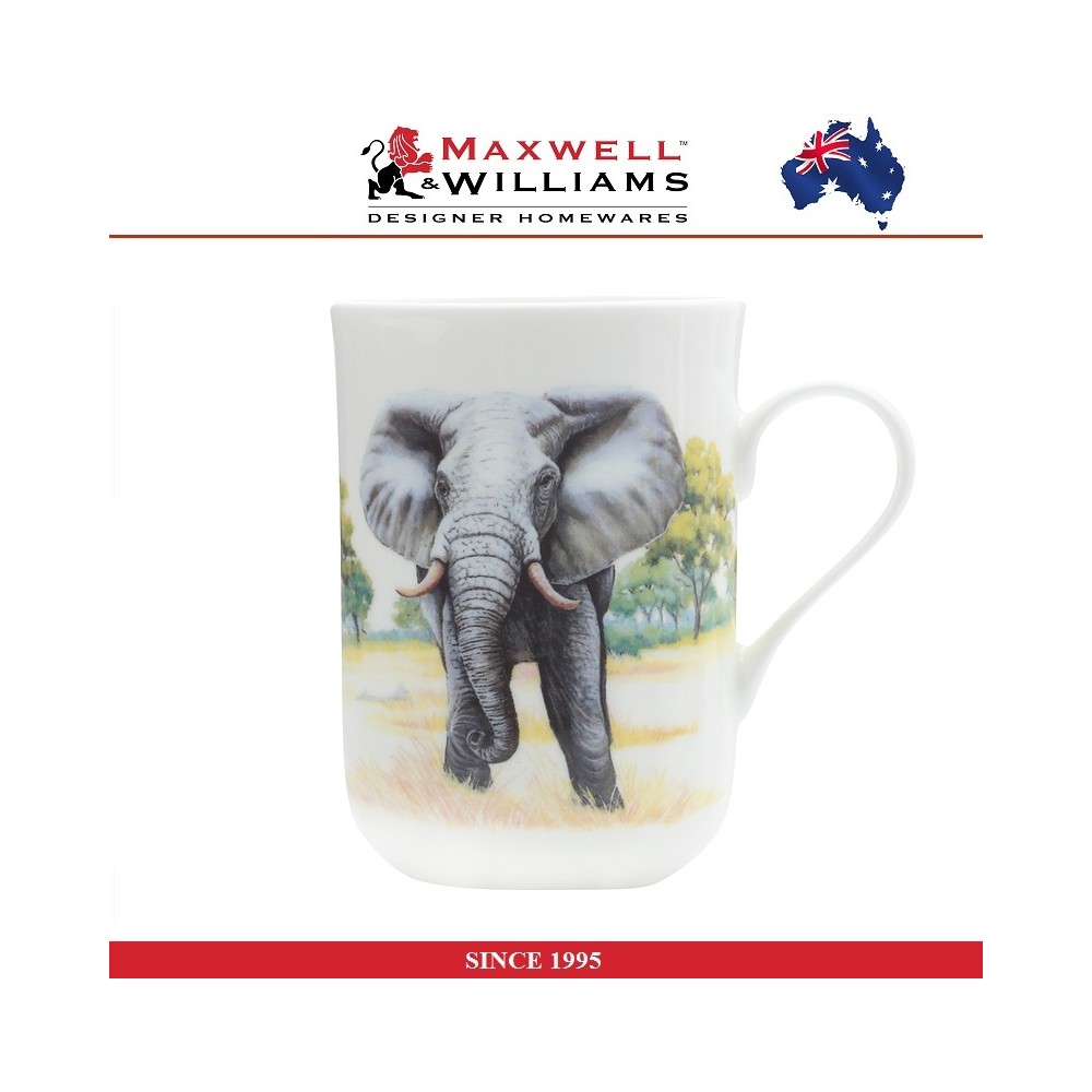 Кружка Elephant в подарочной упаковке, 300 мл, серия Animals of the World, Maxwell & Williams