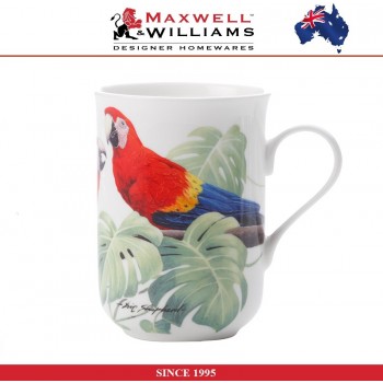 Кружка Красный Ара в подарочной упаковке, 300 мл, серия Birds of the World, Maxwell & Williams