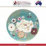 Десертная тарелка Kimono в подарочной упаковке, 20 см, бирюзовый, Maxwell & Williams