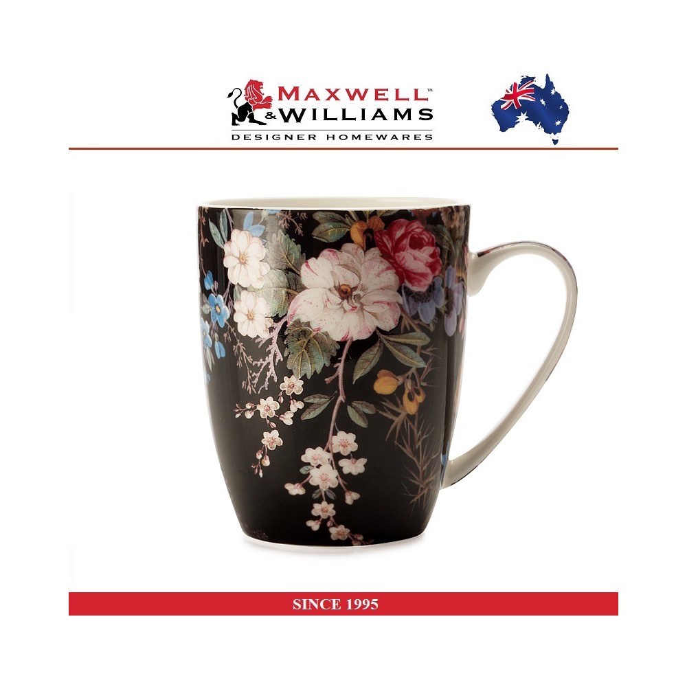 Кружка Midnight Flowers в подарочной упаковке, 350 мл, серия William Kilburn, Maxwell & Williams