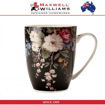 Кружка Midnight Flowers в подарочной упаковке, 350 мл, серия William Kilburn, Maxwell & Williams