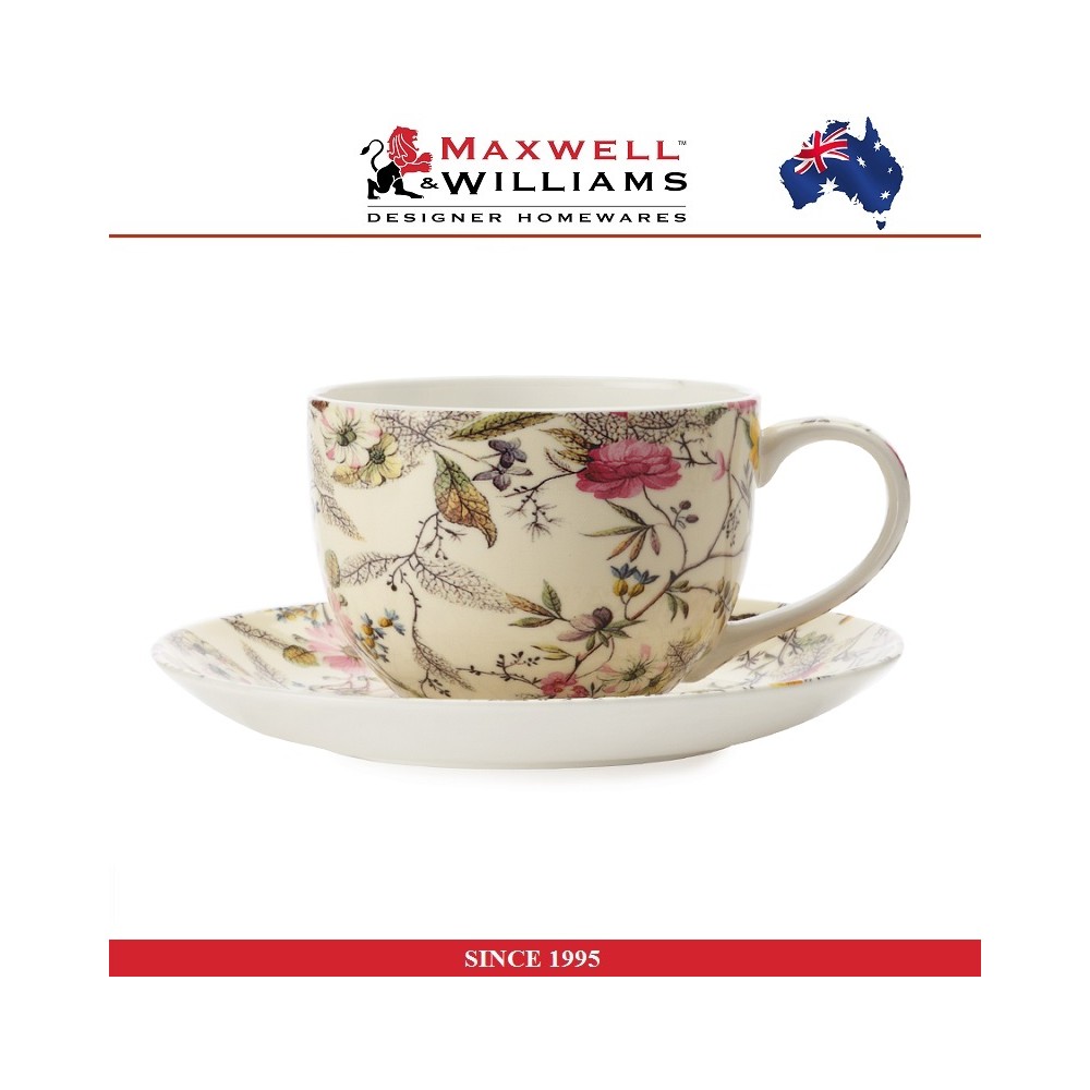 Пара чайная Summer Flowers в подарочной упаковке, 250 мл, серия William Kilburn, Maxwell & Williams