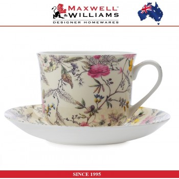 Пара чайная большая Summer Flowers в подарочной упаковке, 480 мл, серия William Kilburn, Maxwell & Williams
