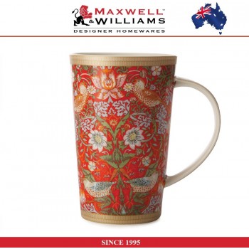 Кружка Strawberry в подарочной упаковке, 420 мл, серия William Morris, Maxwell & Williams