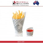 Емкость Newsprint French Fries для картофеля фри с соусником, Maxwell & Williams