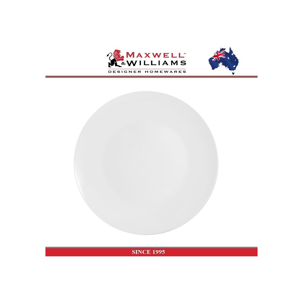 Обеденная тарелка Cashmere, D 23 см, костяной фарфор, Maxwell & Williams