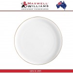 Закусочная тарелка Cashmere Gold, D 20 см, костяной фарфор, золотая кайма, Maxwell & Williams