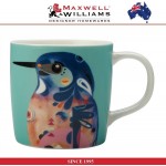 Кружка Pete Cromer Design Лазурный зимородок, 375 мл, Maxwell & Williams