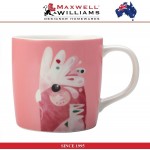 Кружка Pete Cromer Design Розовый Какаду, 375 мл, Maxwell & Williams