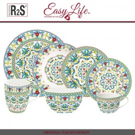 Обеденная тарелка Mediterranean, D 26.5 см, фарфор, Easy Life
