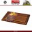 Доска IROKO Premium для нарезки и подачи, 35 x 25 см, дерево ироко, LAVA