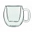Кружка с двойными стенками, 2 шт, 300 мл, стекло термостойкое, серия Thermic Glass Caffe Supremo, Luigi Bormioli