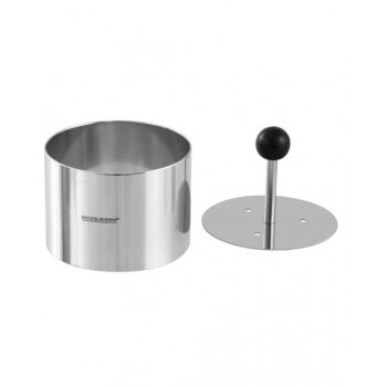 Форма для выкладки с прессом, D 6,5 см, сталь нержавеющая, Fackelmann