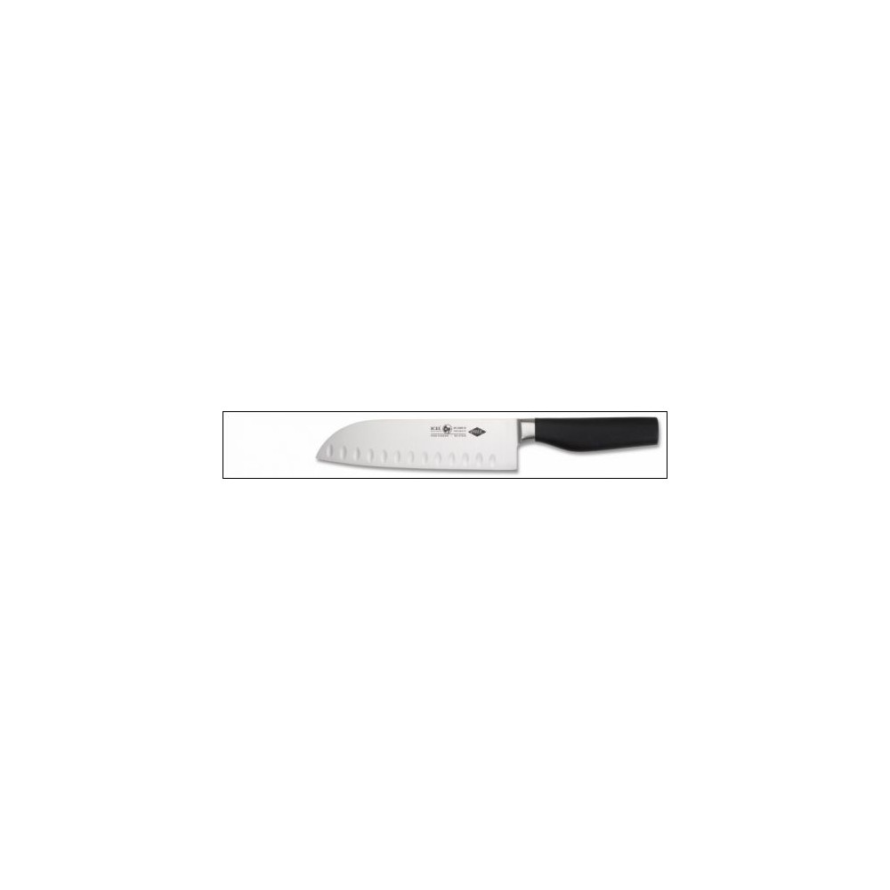 Нож японский Сантоку, L 18/30 см, кованая сталь, серия ONIX Icel, Icel