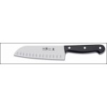 Нож японский с бороздками Santoku, L 18/30 см, кованая сталь, серия TECHNIC Icel, Icel