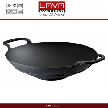 Вок чугунный, D 38 см, LAVA