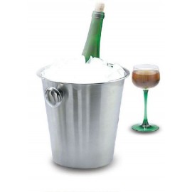 Ведро для шампанского с ручками, 4,4 л, D 21 см (13,5 см), сталь нержавеющая, MGSteel