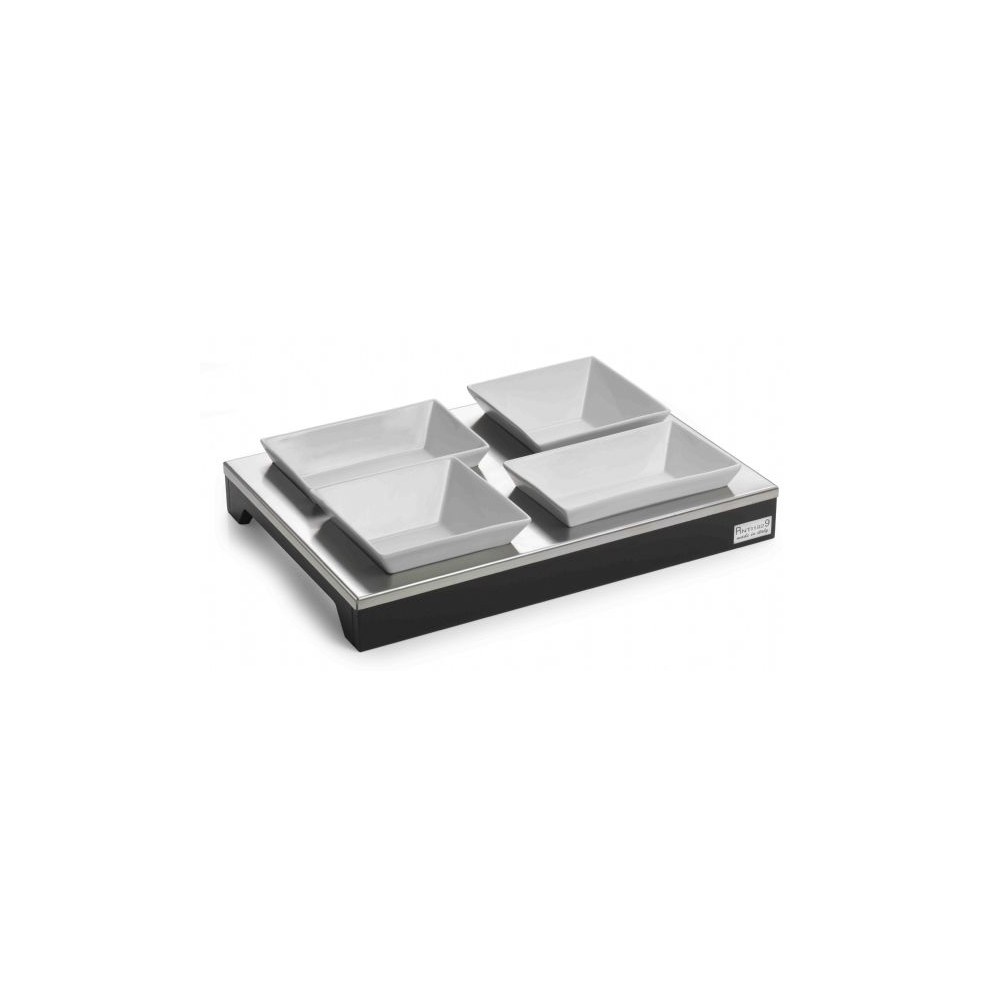 Подставка с салатниками, 4 предм., L 46 см, W 32 см, Pintinox