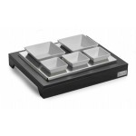 Подставка с салатниками и охладителем, 6 предм., L 38 см, W 32 см, Pintinox