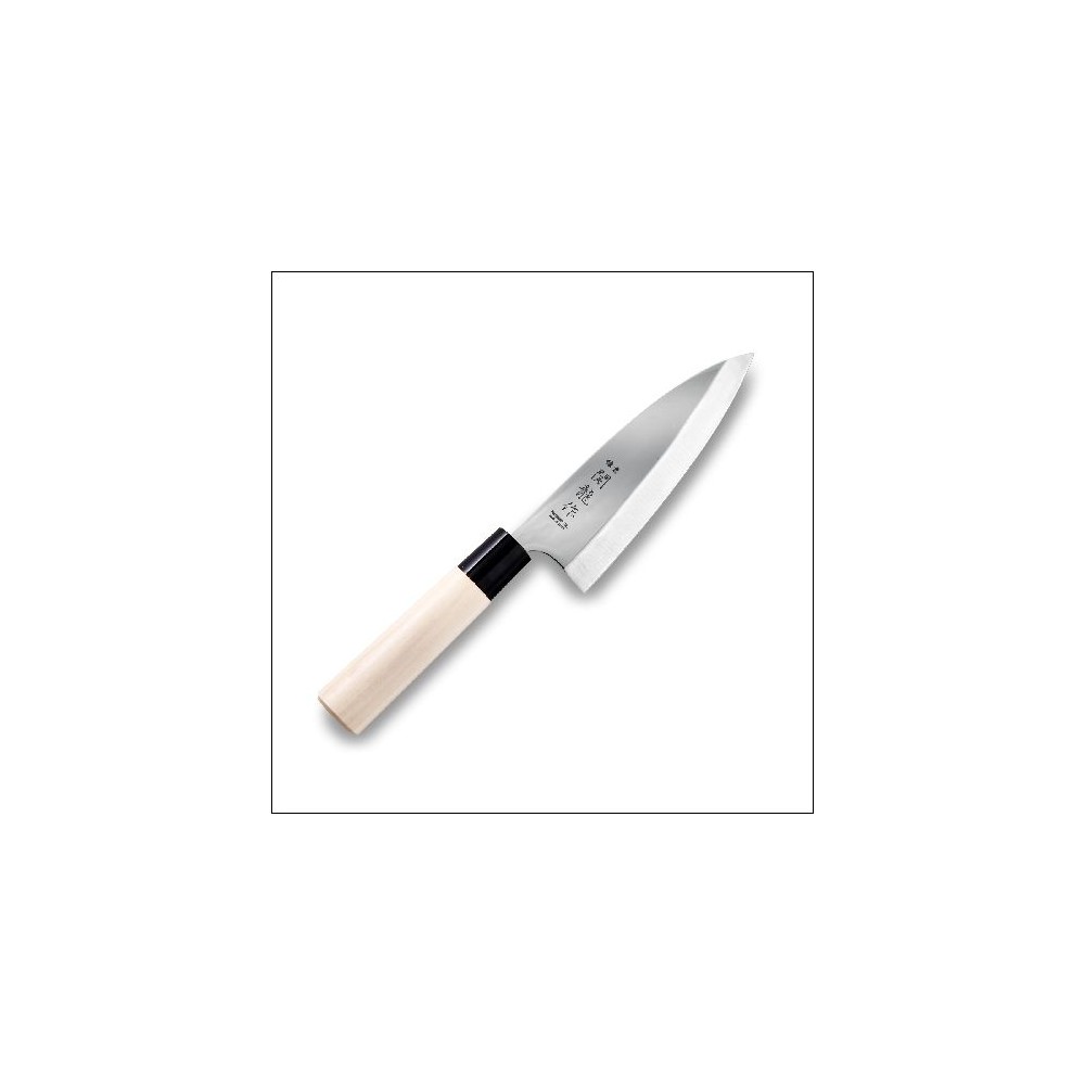 Нож японский Деба, L 15 см, молибден-ванадиевая сталь 6А, серия SEKIRYU Polish