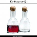 Декантер, 1.2 литра, стекло, дерево, Vin Bouquet