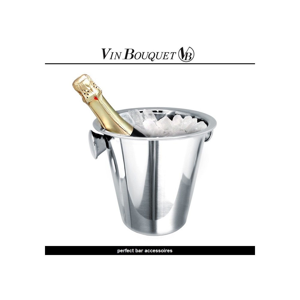 Ведро для шампанского, 5 литров, сталь, Vin Bouquet