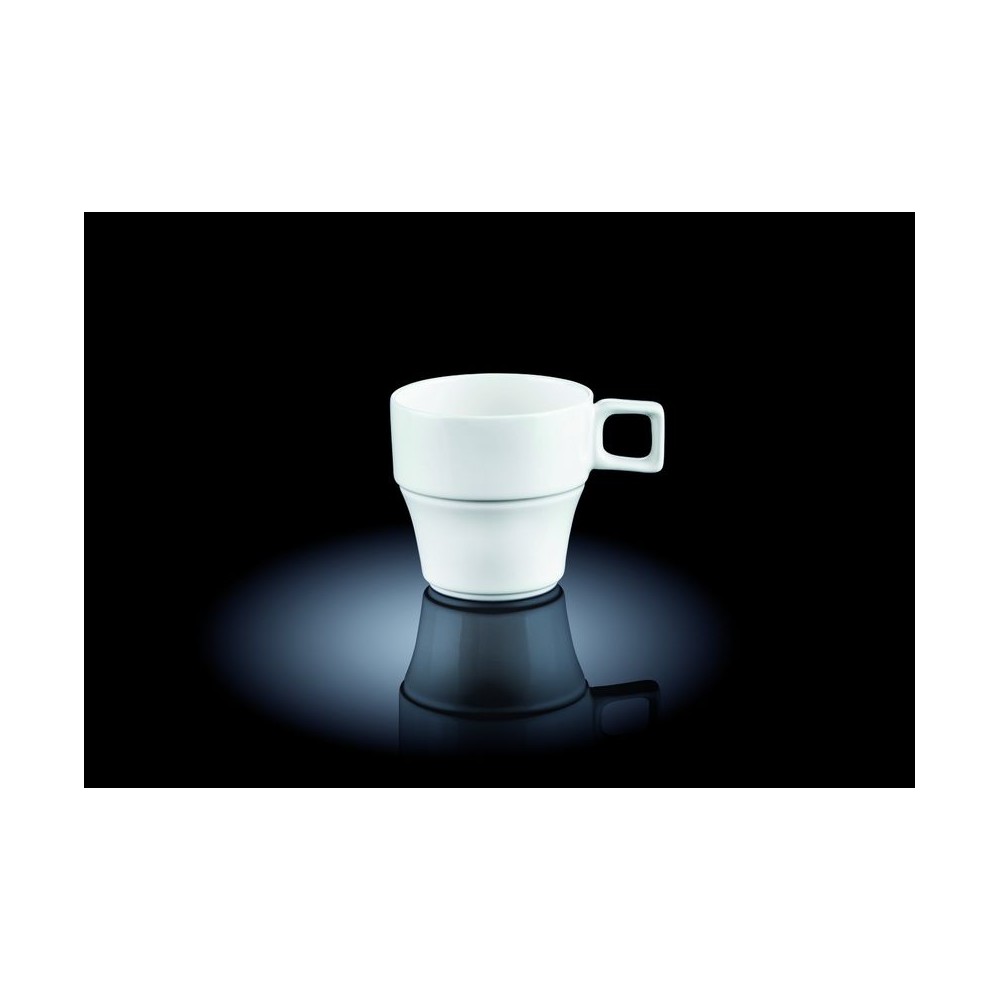 Набор чашек чайных "Удобное хранение", 6 шт, V 250 мл, серия Wilmax PRO, Wilmax