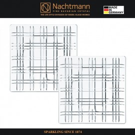Набор блюд SQUARE, 2 шт, 21 х 21 см, бессвинцовый хрусталь, Nachtmann