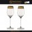 Бокалы MUSE White Wine XL для белых вин, 2 шт по 500 мл, позолота, хрусталь, Nachtmann