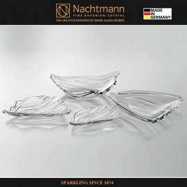 Дизайнерское блюдо-салатник JIN YU, 28 см, бессвинцовый хрусталь, Nachtmann