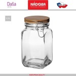 DASA Банка для сыпучих продуктов, V 1.2 л, стекло, Nadoba, Чехия