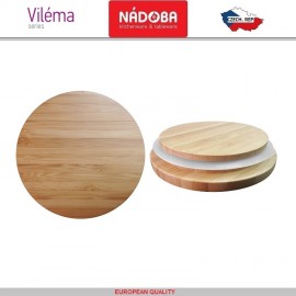 Ёмкость для сыпучих продуктов с крышкой из бамбука, V 0,7 л, боросиликатное стекло, серия Vilema, Nadoba