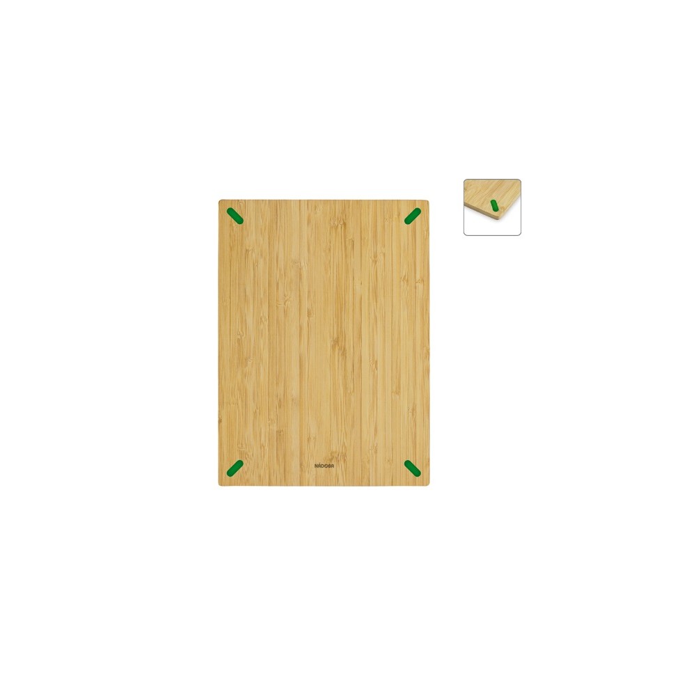 Разделочная доска из бамбука, L 38 см, W 28 см, дерево бамбук, серия Stana, Nadoba