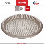 Форма RADA для пирогов, волнистый край, D 32 см, сталь, антипригарное покрытие, Nadoba