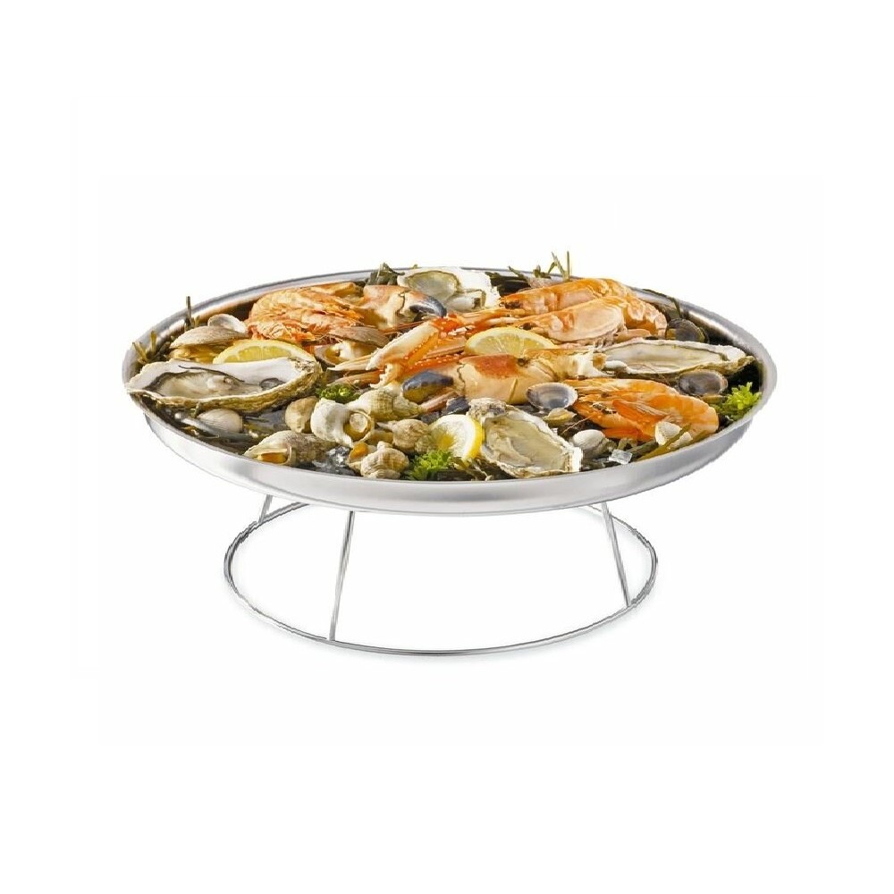 Подставка для блюда для морепродуктов, 50- 24 см, H 19 см, металл, Foods of Sea