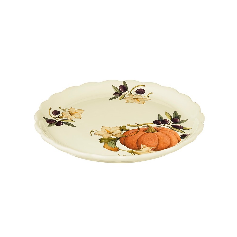 Обеденная тарелка Тыква, 26,5 см, керамика, Nuova Cer