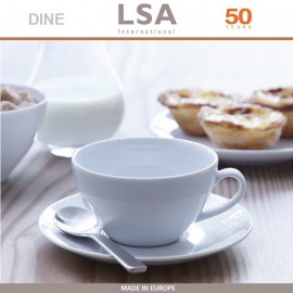 Кофейные (чайные) пары DINE, 4 шт по 220 мл, столовый LSA