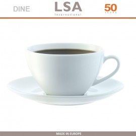 Кофейные (чайные) пары DINE, 4 шт по 220 мл, столовый LSA