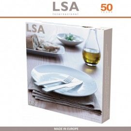 Набор обеденных тарелок DINE, 4 шт, D 25 см, LSA