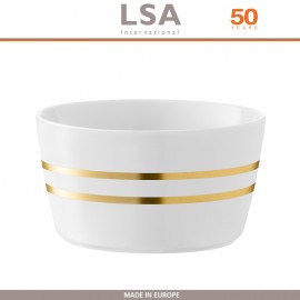 Емкости Deco с золотым декором, 4 шт, 13 см, LSA