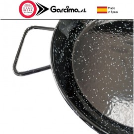 Двойная сковорода для паэльи (паэльера) MULTIGUSTO ESMALTADA, D 38 см, сталь эмалированная, GARCIMA