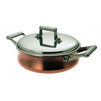 Сотейник, D 20 см, индукционное дно, медное покрытие, серия Genesis, Serafino Zani