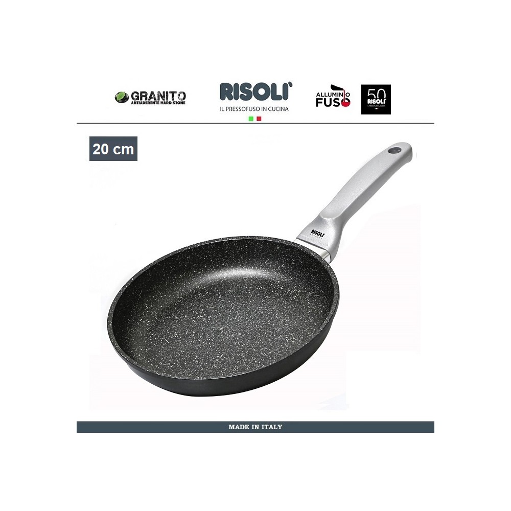 Антипригарная сковорода Granito Induction, D 20 см, Risoli
