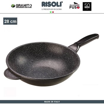 Антипригарный вок Granito Induction, D 28 см, Risoli