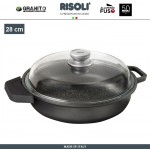 Антипригарная сковорода-сотейник Granito Induction, D 28 см, Risoli