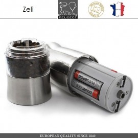 Автоматическая мельница Zeli для соли, на батарейках, PEUGEOT