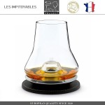 Бокал LES IMPITOYABLES для дегустации виски, коньяка, рома на охлаждающей подставке, PEUGEOT VIN, Франция
