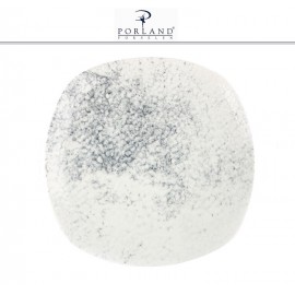 Блюдо-тарелка SMOKY квадратная, 25 см, фарфор, Porland Блюдо-тарелка SMOKY квадратная, 25 см, фарфор, Porland