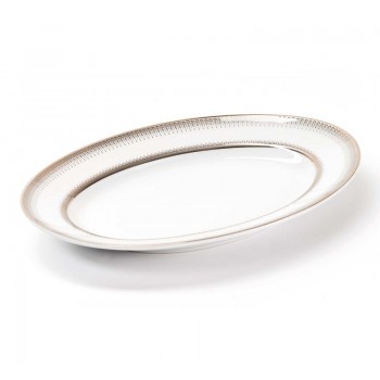 Блюдо овальное малое, 23,5 х 16 см, серия Royal Platina